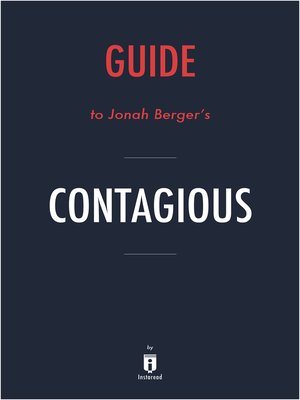 cover image of Guide to Jonah Berger's Contagious by Instaread